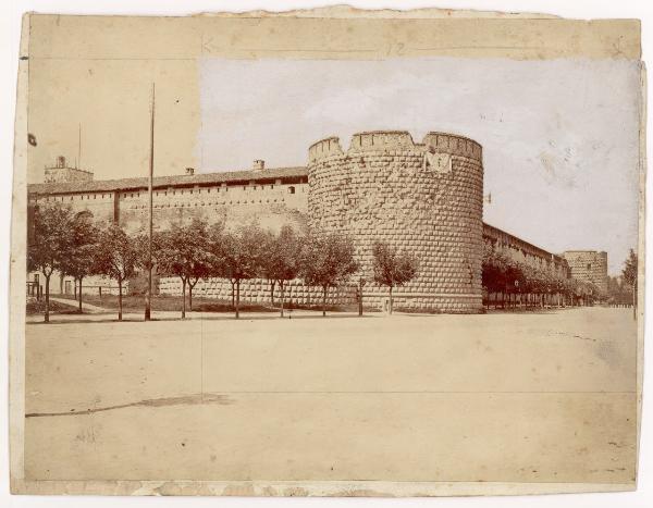 Milano - Castello Sforzesco - Torrione sud (di Santo Spirito)