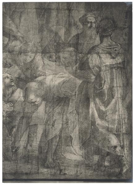 Disegno - La Scuola di Atene - Particolare di Euclide e Zoroastro - Raffaello Sanzio - Milano - Pinacoteca Ambrosiana