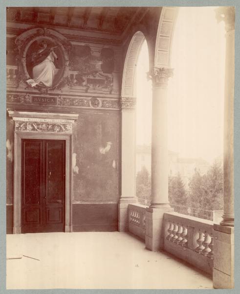 Milano - Palazzo della Permanente - Loggia del primo piano - Luca Beltrami