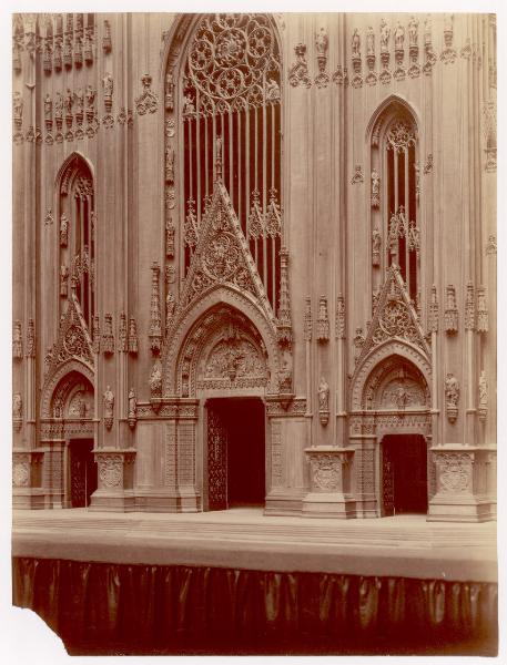 Modello - Facciata del Duomo di Milano - Luca Beltrami e Gaetano Moretti - Milano - Museo del Duomo