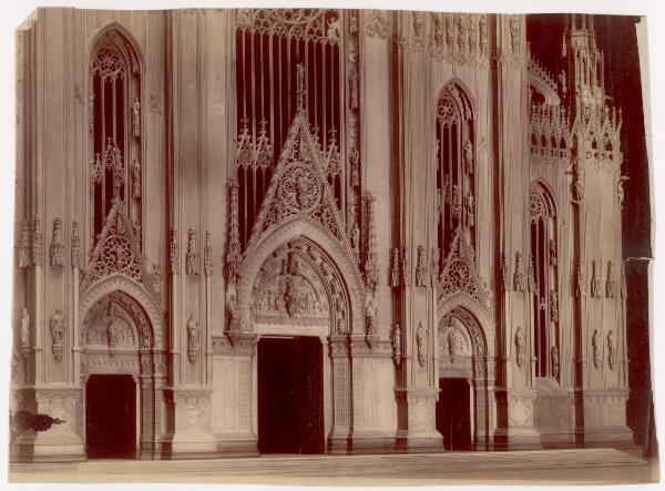 Modello - Facciata del Duomo di Milano - Luca Beltrami e Gaetano Moretti - Milano - Museo del Duomo