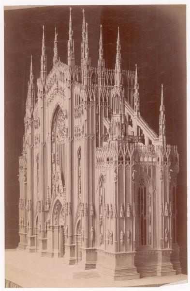 Modello - Facciata del Duomo di Milano - Luca Beltrami e Gaetano Moretti - Milano - Museo del Duomo