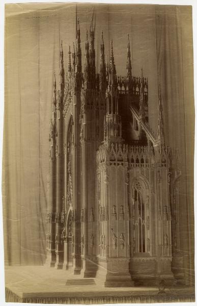 Modello - Facciata del Duomo di Milano - Luca Beltrami e Gaetano Moretti - Milano - Museo del Duomo