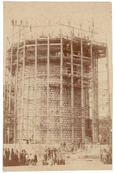 Milano - Castello Sforzesco - Torrione est (del Carmine) - Cantiere