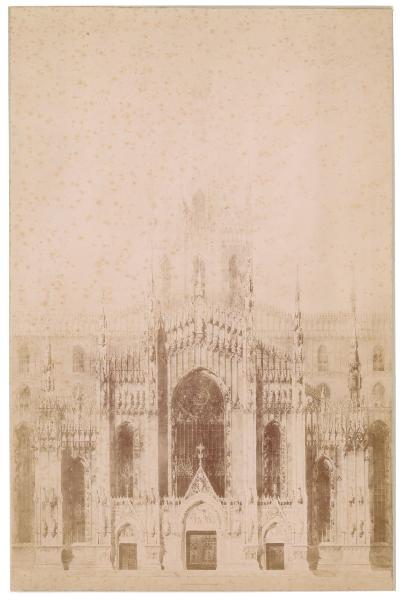 Disegno - Progetto per la facciata del Duomo di Milano - Luca Beltrami