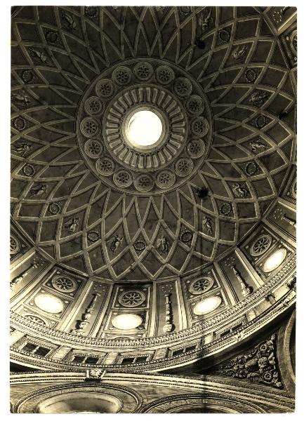 Milano - Chiesa di Santa Maria delle Grazie - Cupola, particolare della decorazione