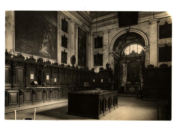 Milano - Basilica di San Vittore - sacrestia, veduta dell'interno (Tolomeo Rinaldi, 1599)