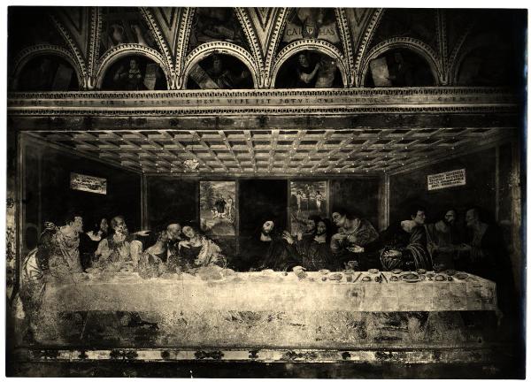 Sesto Calende - Abbazia di S. Donato - G - B - Tarilli, L'ultima cena, affresco