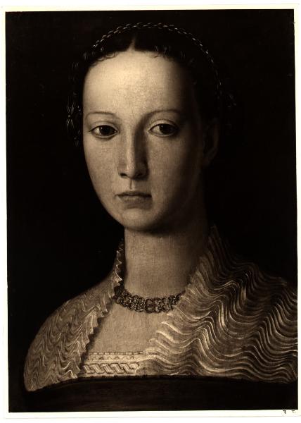 Milano - Collezione Giovanni Treccani degli Alfieri - Bronzino, ritratto femminile, dipinto su tela