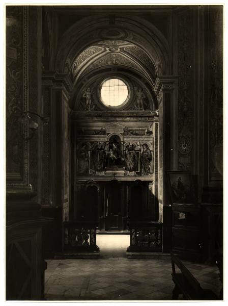 Legnano - Basilica di S. Magno - G. Giacomo Lampugnani, particolare degli affreschi della cappella