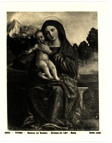 Verona - Museo Civico - Girolamo dai Libri, Madonna con Bambino, dipinto su tela (?)