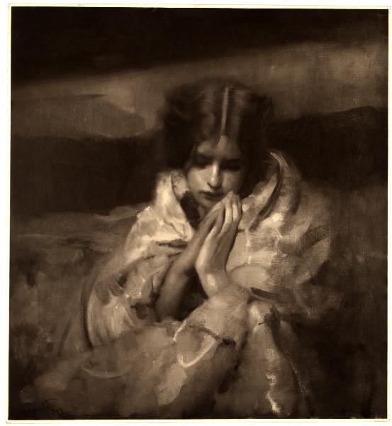 Ambrogio Alciati, Madonnina, olio su tela (1923)
