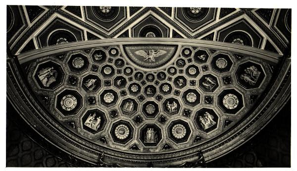 Milano - Palazzo Reale - Soffitto a stucco di una sala