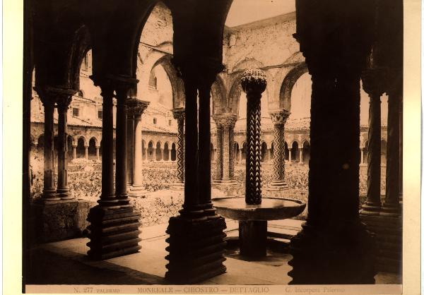 Monreale - Duomo - Veduta del chiostro