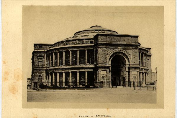 Palermo - Giuseppe Damiani Almeyda, Politeama Garibaldi (1874), edificio