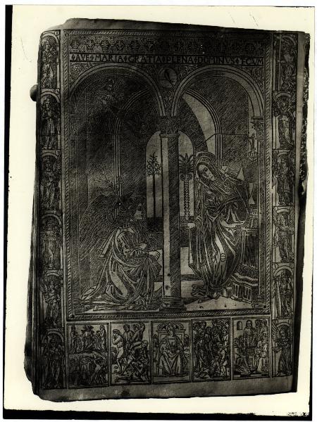 Busto Arsizio - Biblioteca del Duomo - Pagina di messale con incisioni