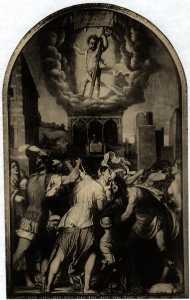 Brescia - Chiesa di S. Giovanni Evangelista - Moretto, Strage degli innocenti, olio su tela