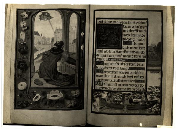 Vienna - Biblioteca Imperiale - Hortulus animae, pagine miniate