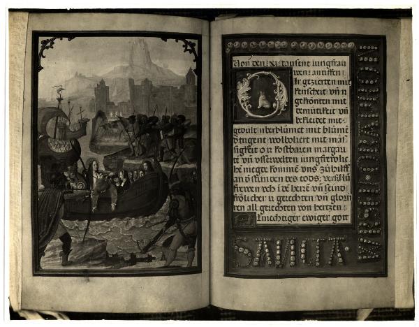 Vienna - Bilbioteca Imperiale - Hortulus animae, pagine miniate