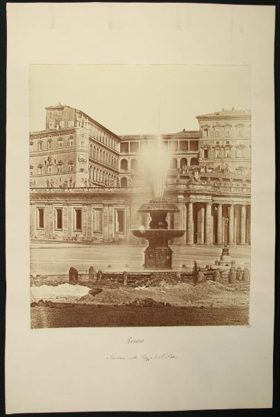 Roma - Piazza San Pietro - Fontana