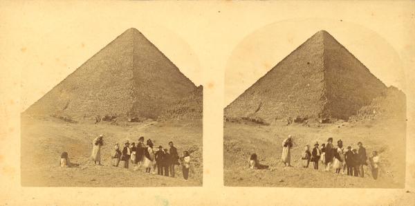 Il Cairo - Giza - Piramide - Veduta animata