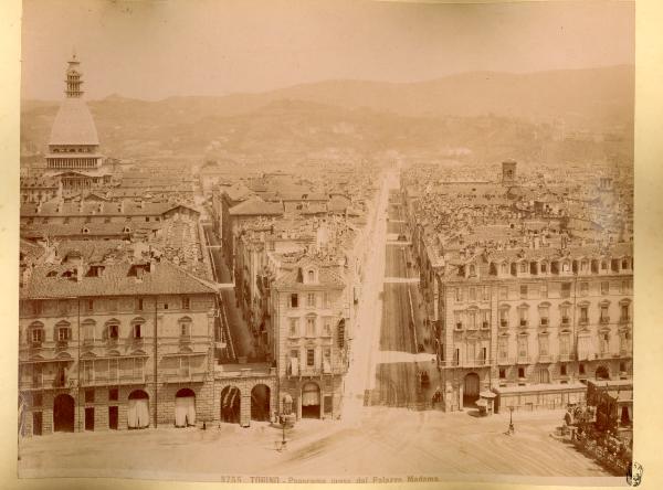 Torino - Piazza Castello - Veduta panoramica da Palazzo Madama