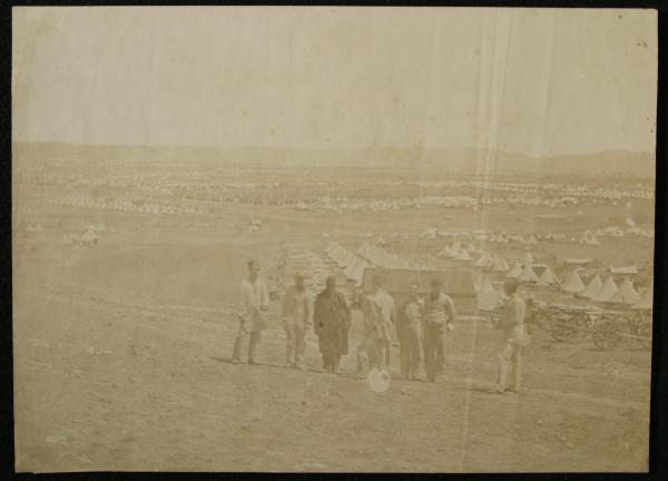 Guerra di Crimea - Sebastopoli - Forte di Malakoff - Accampamento militare