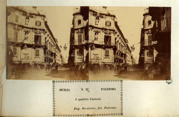 Palermo - Piazza Vigliena detta anche dei Quattro Cantoni