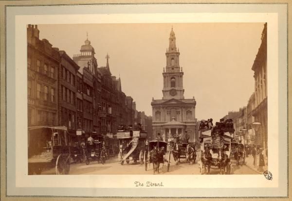 Londra - Chiesa di St. Mary le Strand - Facciata