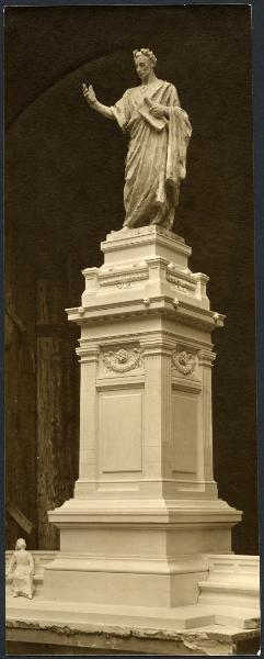 Scultura - Bozzetto - Monumento a Virgilio per Mantova - Luigi Secchi