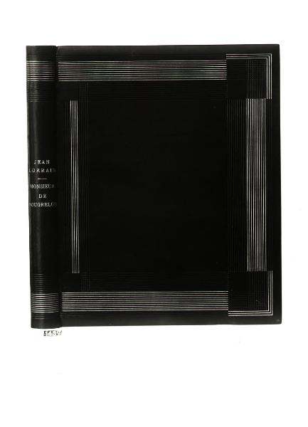 Milano - VI Triennale d'Arte. Legatura artistica del libro "Monsieur de Bougrelon" di Jean Lorrain, realizzata da Emili Brugalla in pelle decorata.