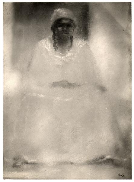 Augusto Giacometti, figura femminile, dipinto.