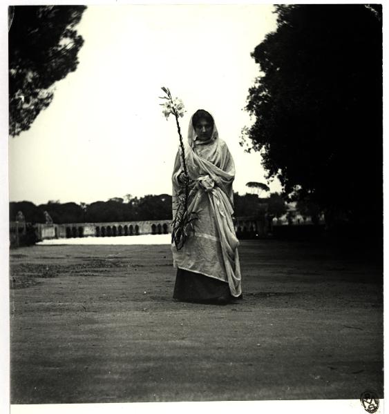 Composizione fotografica - Roma - Villa Medici - Vergine Annunziata