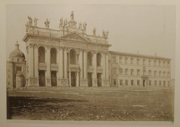 Roma - Piazza di Porta San Giovanni - Basilica di San Giovanni in Laterano - Facciata