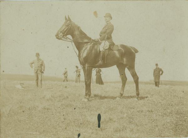 Ritratto maschile - Gabriele D'Annunzio a cavallo