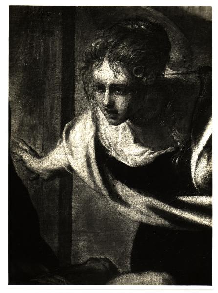 Milano - Pinacoteca di Brera. Tintoretto, Pietà, particolare della Maddalena, olio su tela.