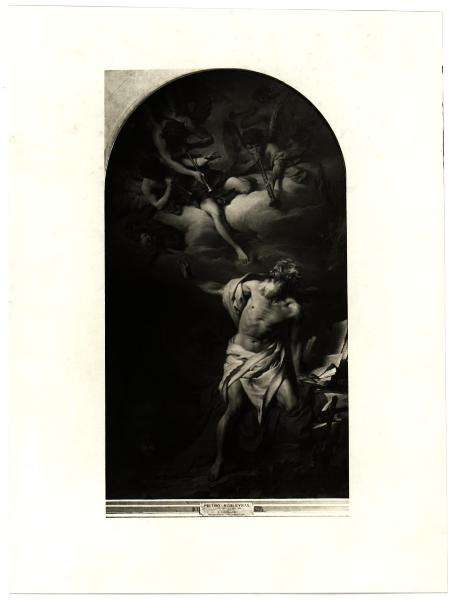 Milano - Pinacoteca di Brera. Pierre Subleyras, S. Girolamo, olio su tela (firmata e datata 1739).