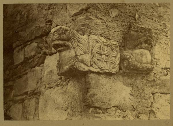 Sculture - Figure zoomorfe - Capo di Ponte - Località Cemmo - Pieve di S. Siro