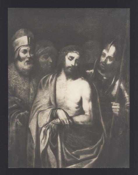 Sampierdarena - Raccolta Silvio Ricagni. Cristo deriso, particolare, olio su tela (XVI sec.).