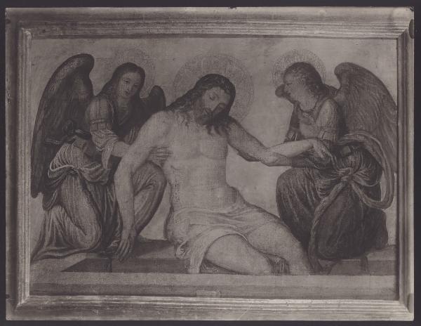 Berlino - Staatliche Museen. Andrea Verocchio, Pietà, olio su tavola.