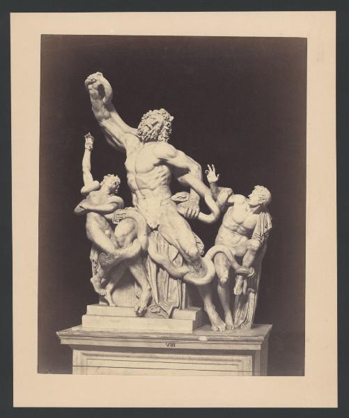 Roma - Museo Pio Clementino. Laocoonte, gruppo marmoreo (I sec. a.C. - I d.C.).