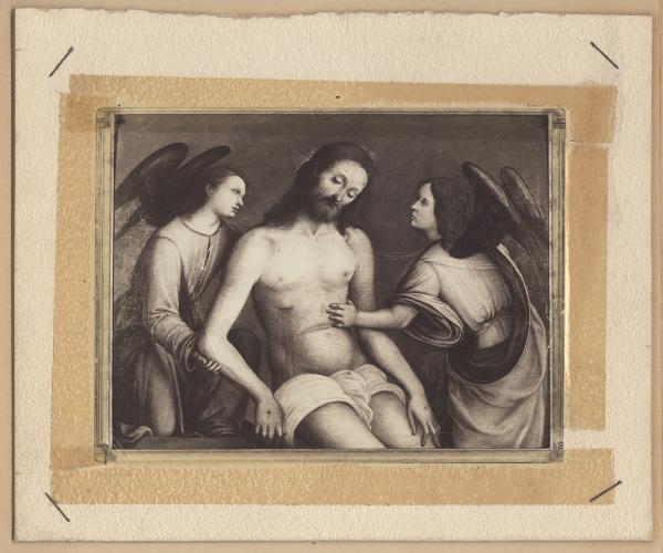 New York - Proprietà Jerry P. Sullivan - Interiors. Lorenzo Costa, Pietà, olio su tavola.
