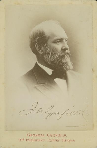 Ritratto maschile - James Abram Garfield Presidente degli Stati Uniti