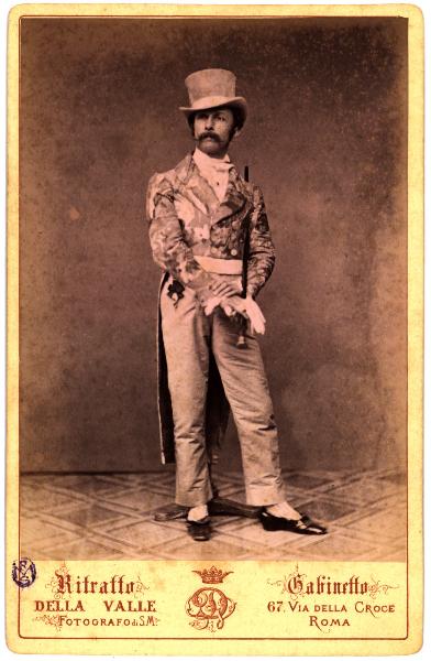 Ritratto maschile - Antonino Brazzer in costume