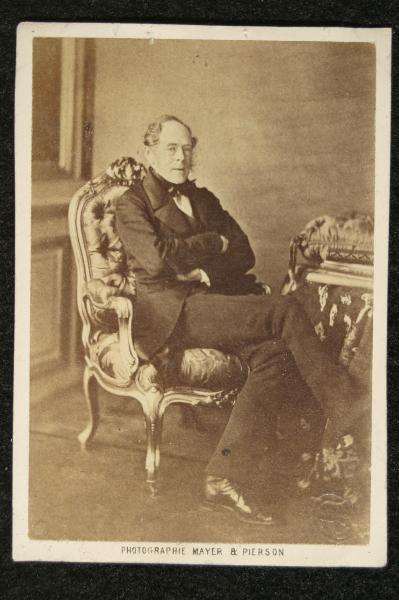 Ritratto maschile - George William Frederick Villiers conte di Clarendon politico inglese