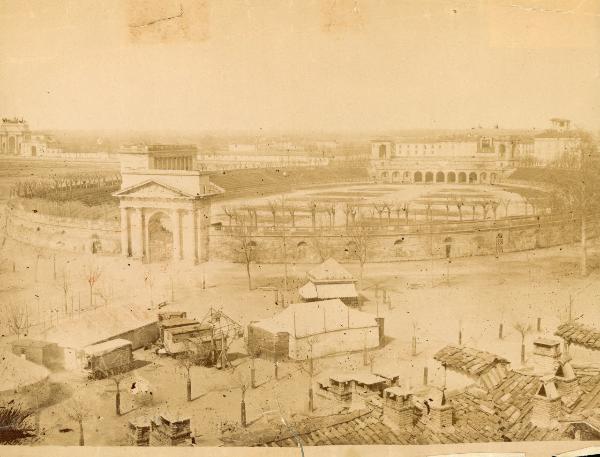 Milano - Arena civica - Veduta panoramica