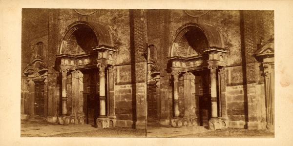 Milano - Chiesa di Santa Maria delle Grazie - Portale di ingresso