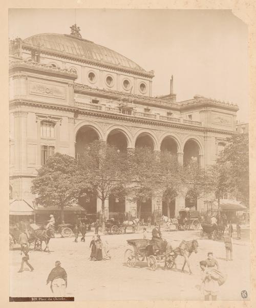 Parigi - Place du Chatelet - Veduta animata