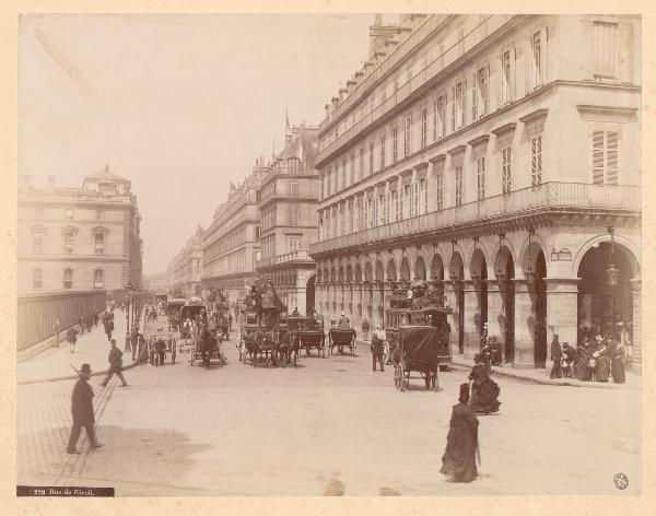 Parigi - Rue de Rivoli - Veduta animata