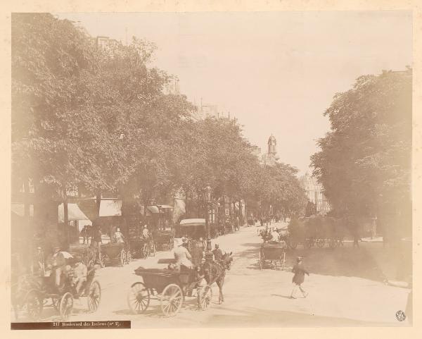 Parigi - Boulevard des Italien - Veduta animata